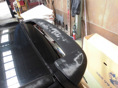 松本市よりルーフレール劣化の塗装修理 スバル フォレスター 長野県松本市の板金塗装キズへこみ事故車の修理 実績4800台 トップオートサービス